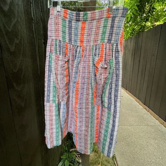 Colorful Striped Women's Skirt - Picture 1 of 4